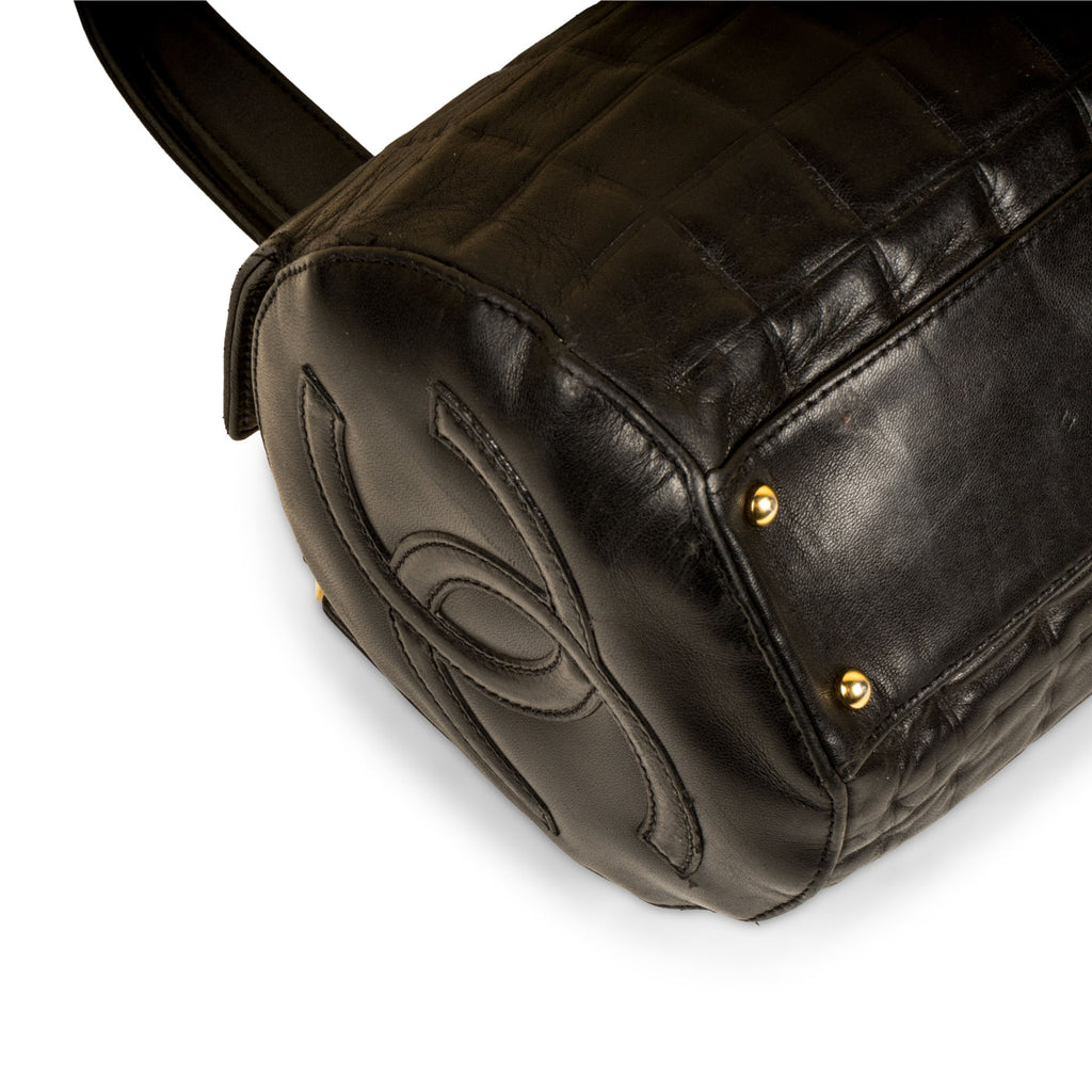Chanel Vintage Quilted Bowler Tote