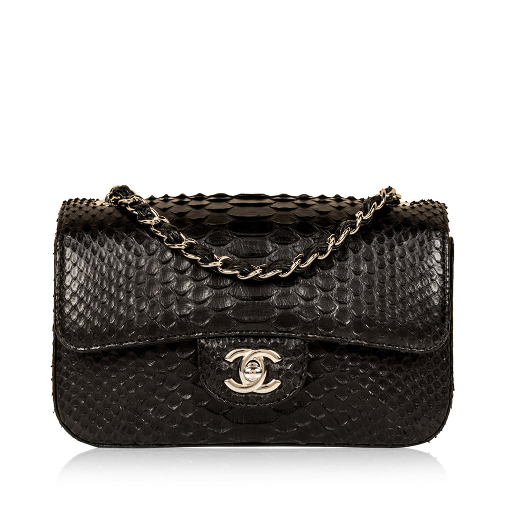 Chanel Classic Flap Bag - Mini Rectangular - Python