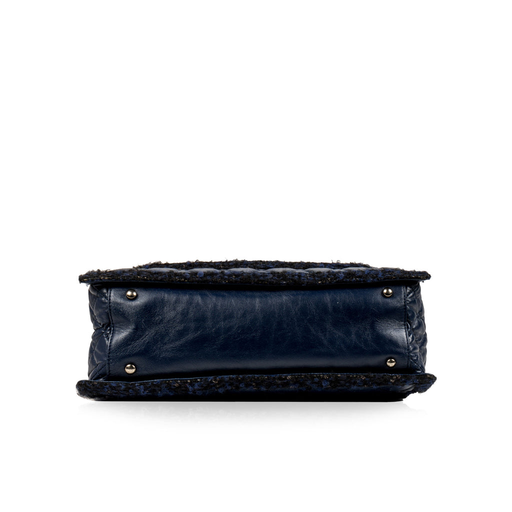 Chanel Tweed Shopper Tote