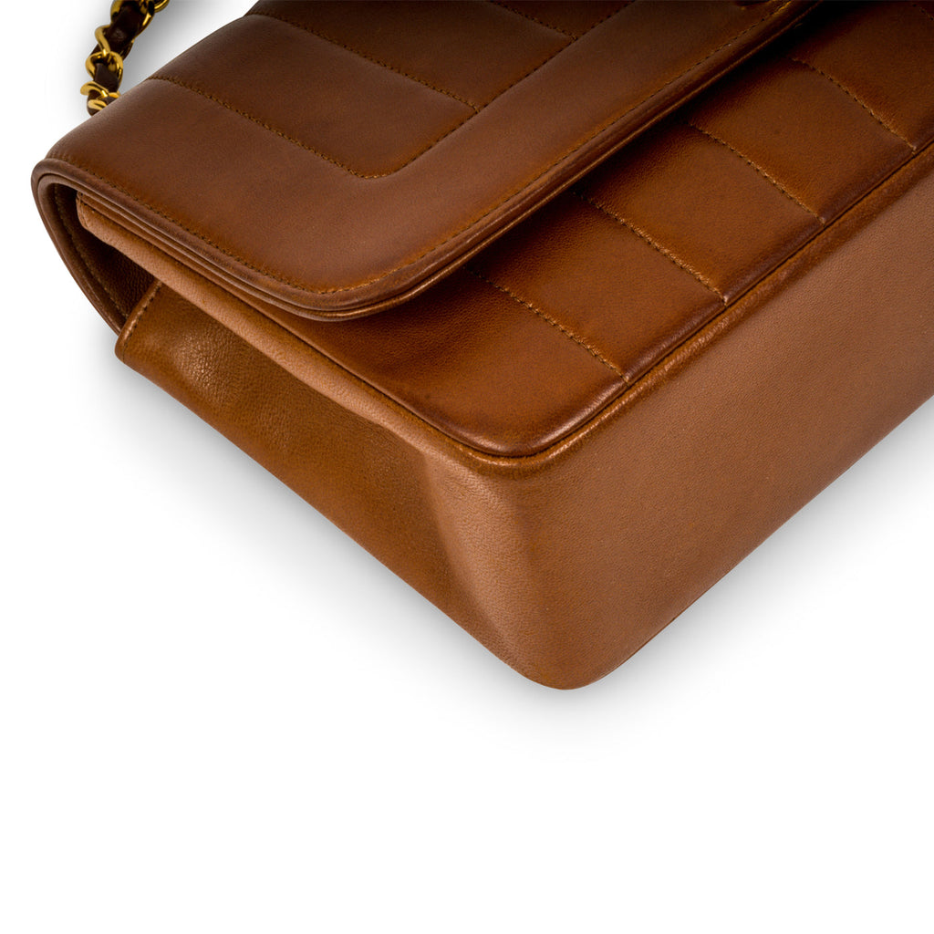 Chanel Timeless Vintage Flap Bag - Brown - GHW