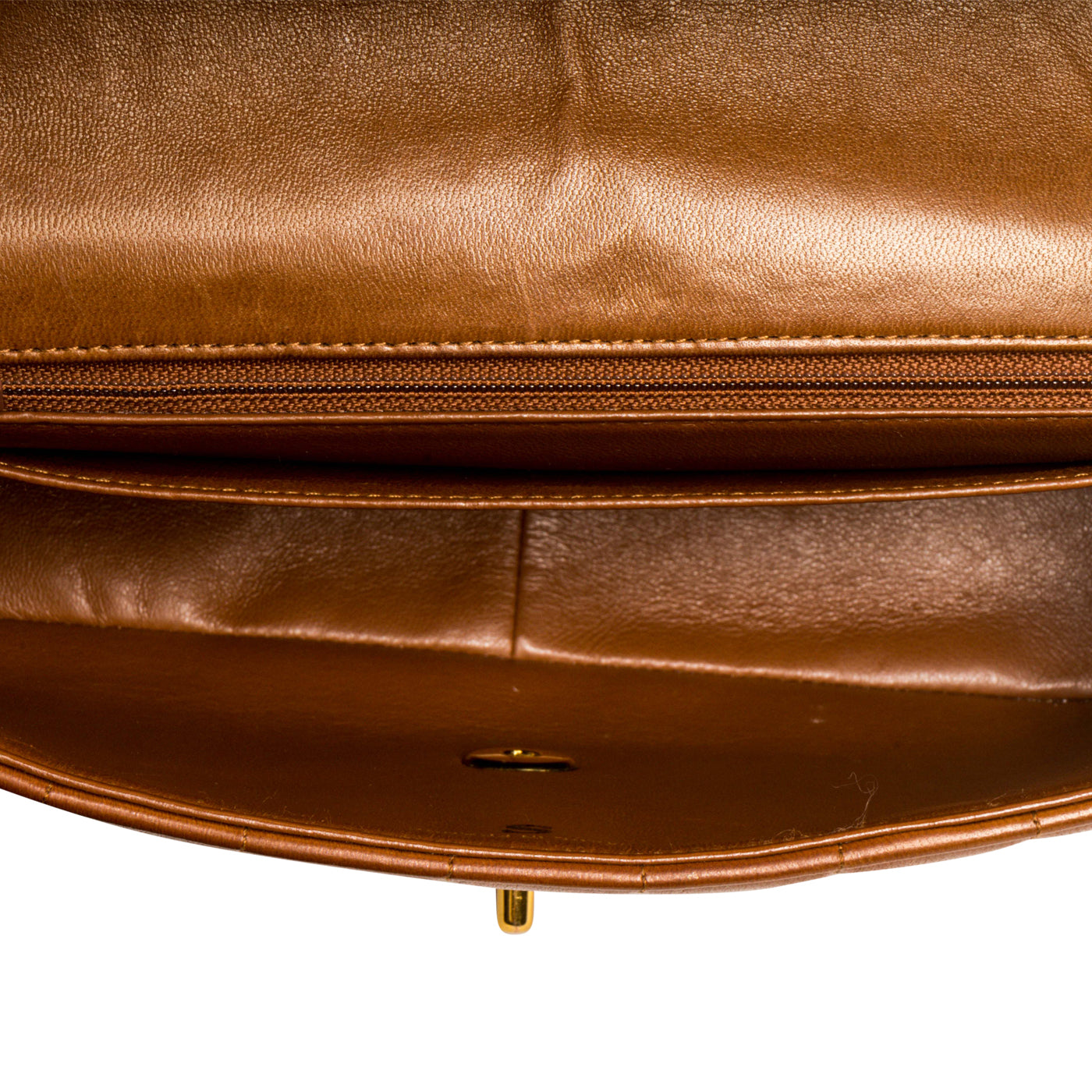 Chanel Timeless Vintage Flap Bag - Brown - GHW