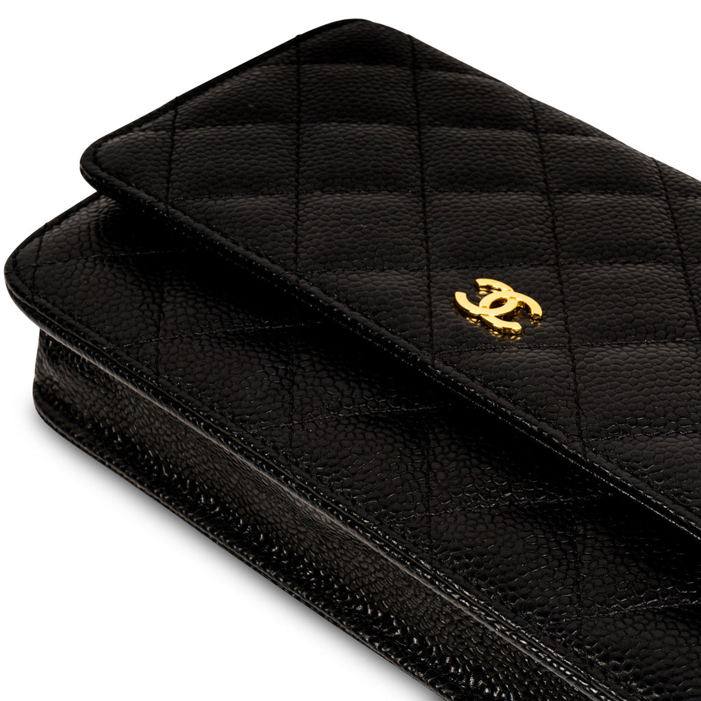 Chanel Wallet on Chain - Caviar