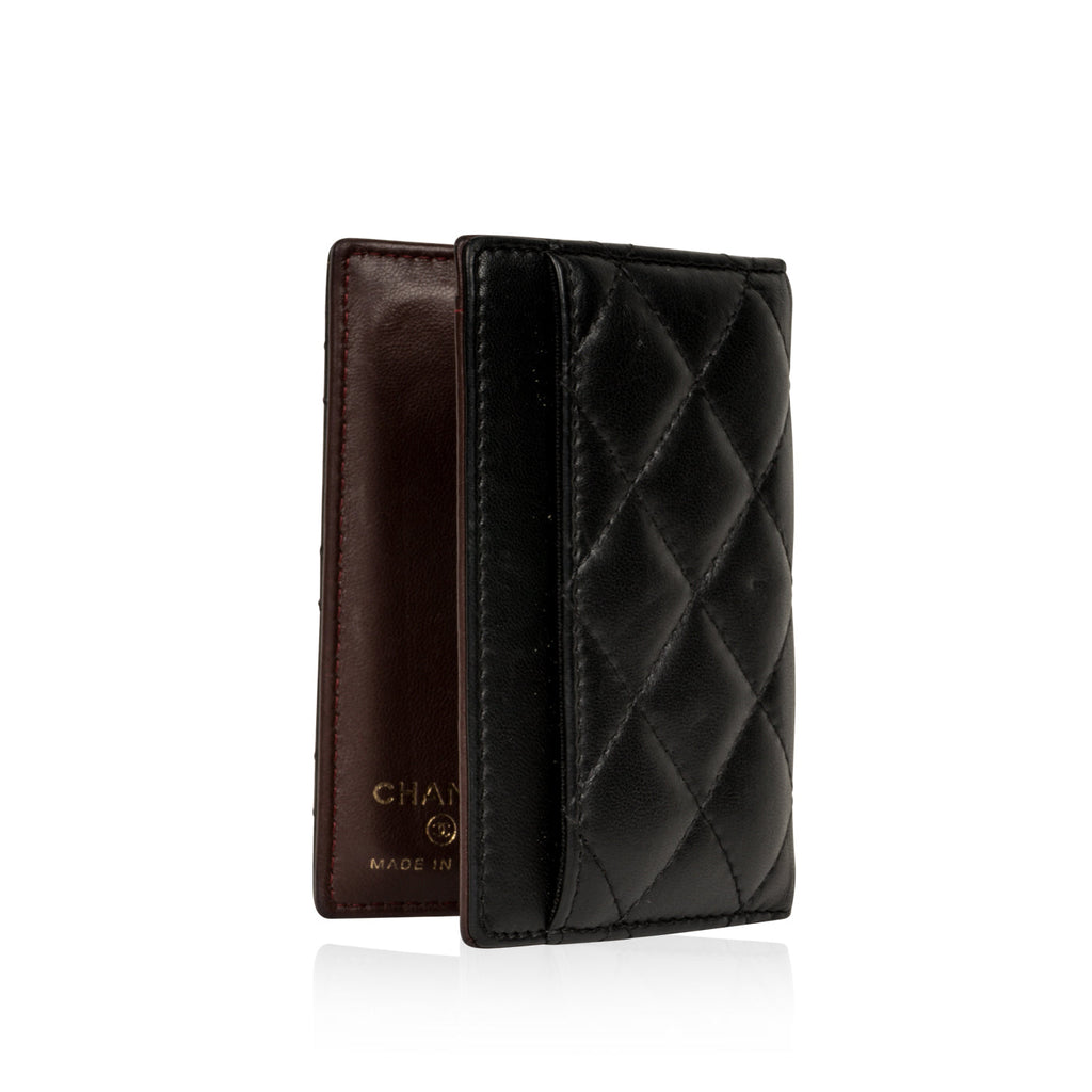 Chanel Quilted Lambskin Cardholder