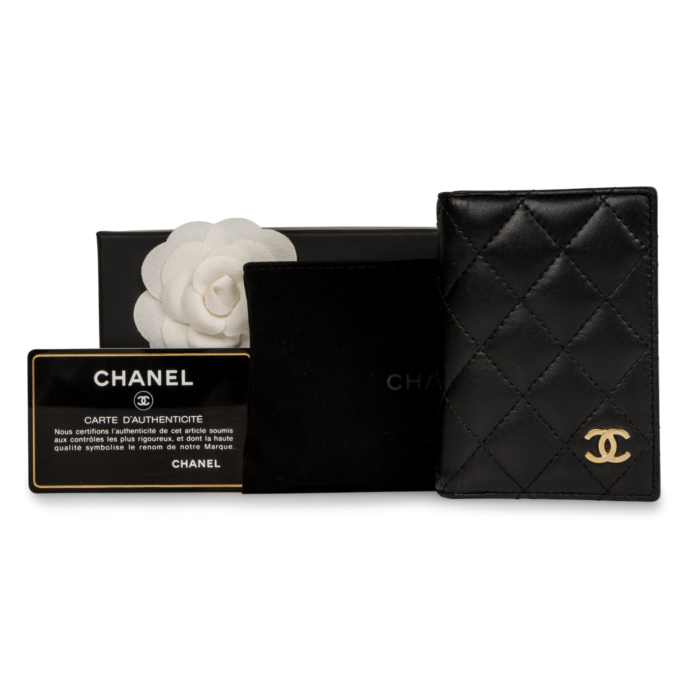 Chanel Quilted Lambskin Cardholder
