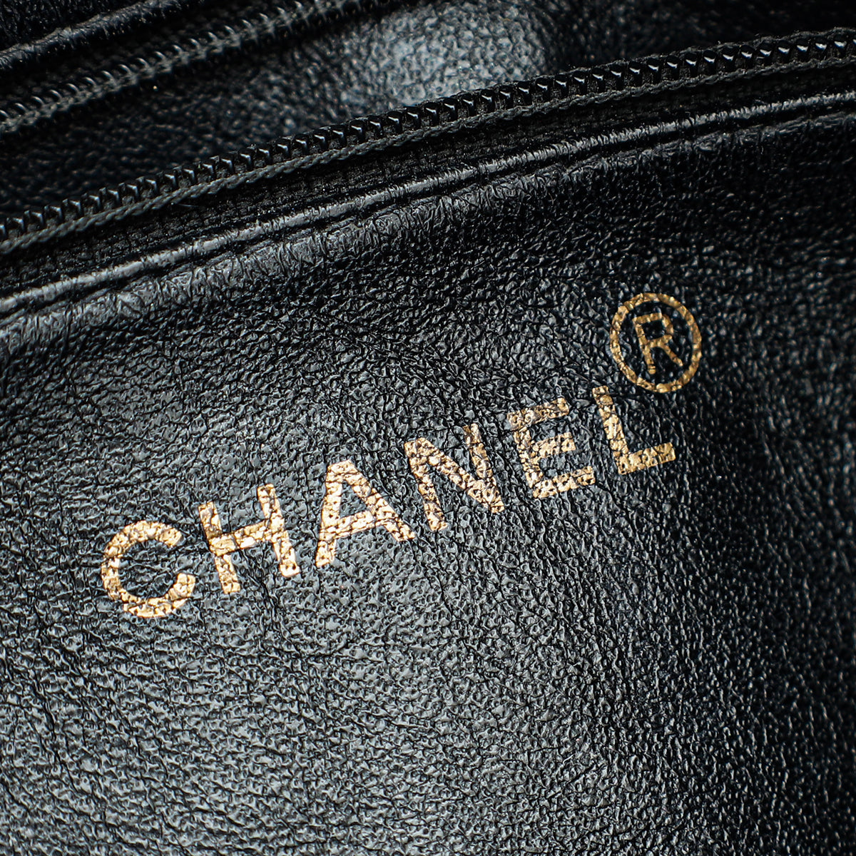 Chanel Black CC Vintage Cambon Tote Bag