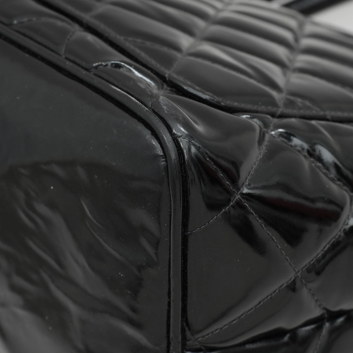 Chanel Black CC Vintage Cambon Tote Bag