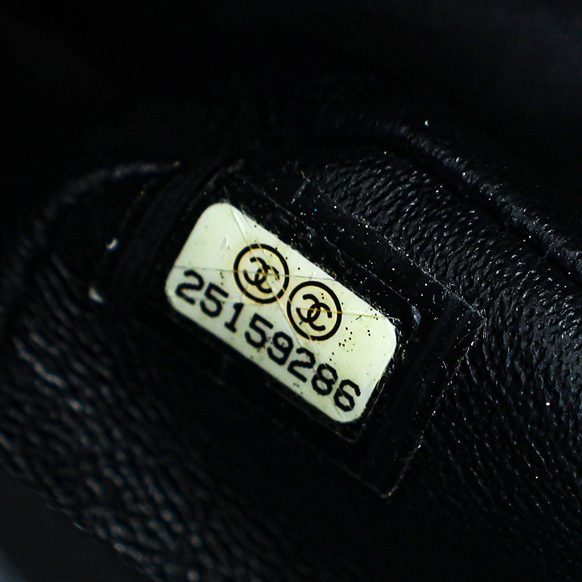 Chanel Black CC Classic Metallic Double Flap Small Bag