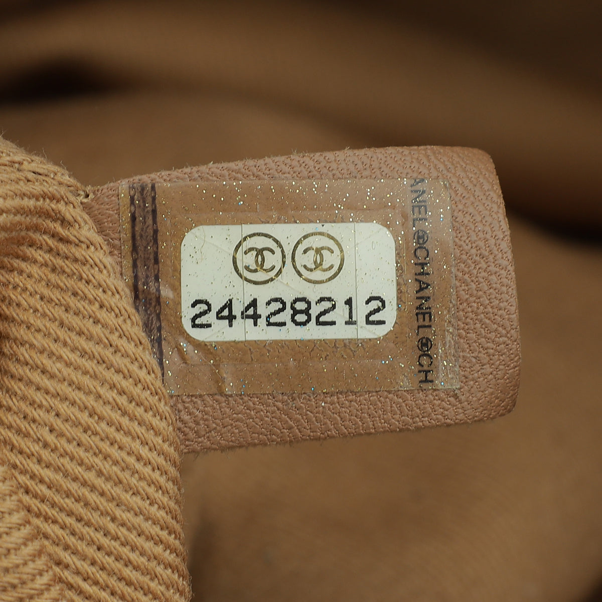 Chanel Beige CC Deauville Medium Mixed Fabric Tote Bag