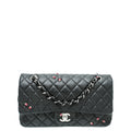Chanel Black CC Ladybug Flap Medium Bag