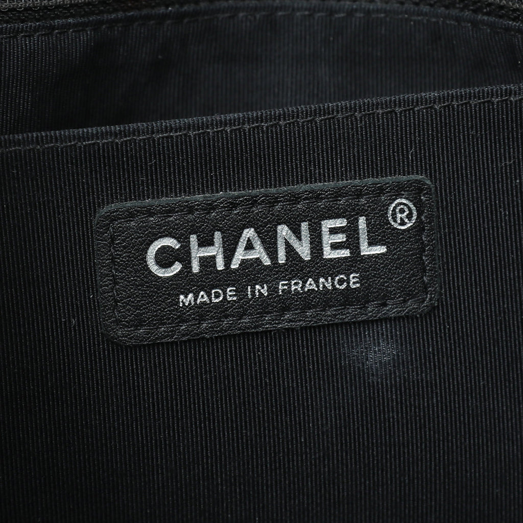 Chanel Black CC Ladybug Flap Medium Bag