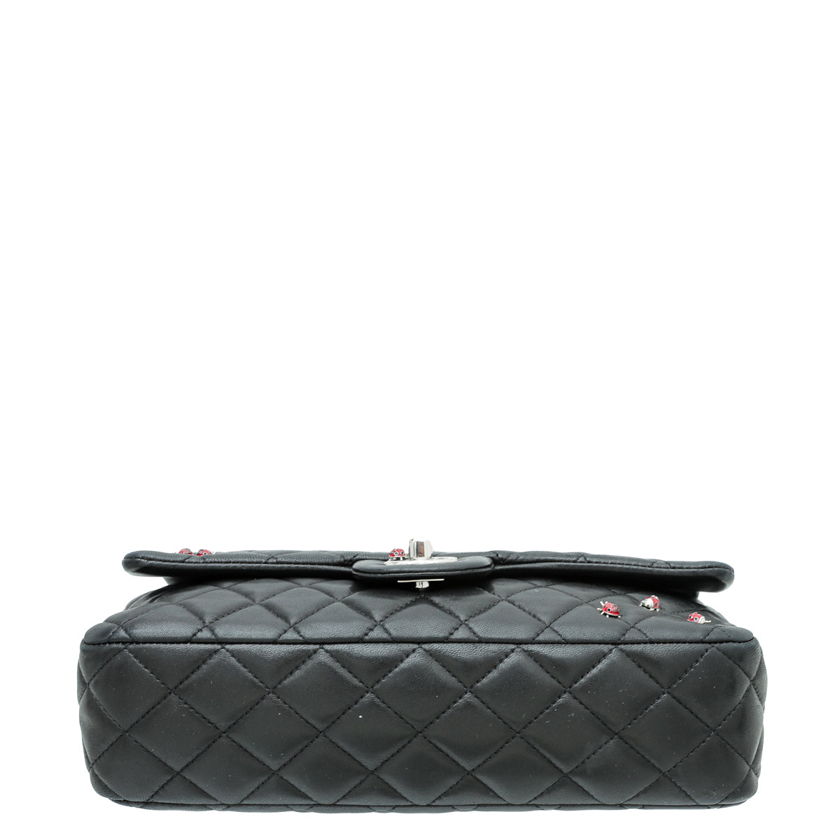 Chanel Black CC Ladybug Flap Medium Bag