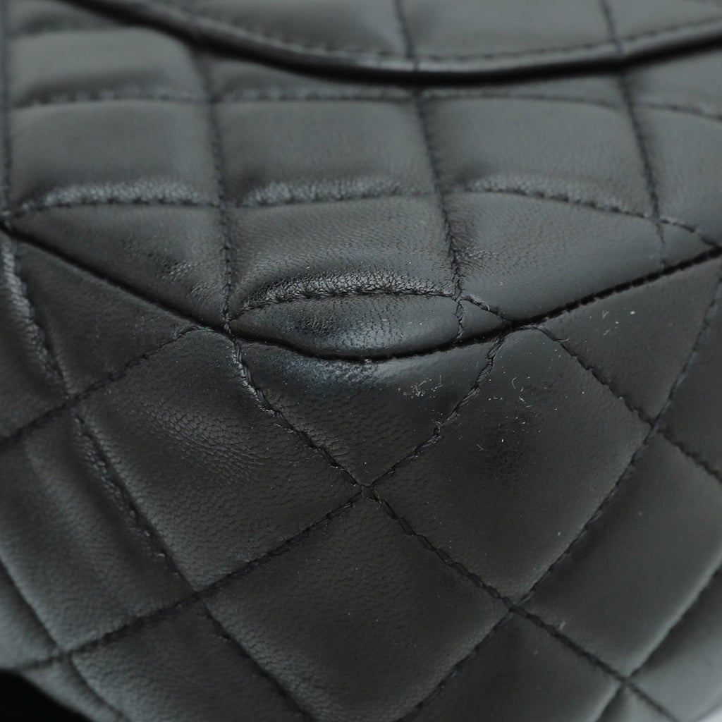 Chanel Black CC Ladybug Flap Medium Bag