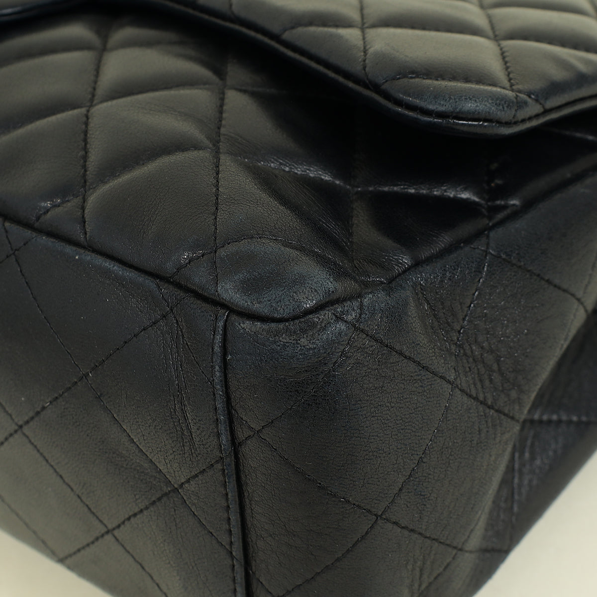 Chanel Black CC Classic Single Flap Maxi Bag