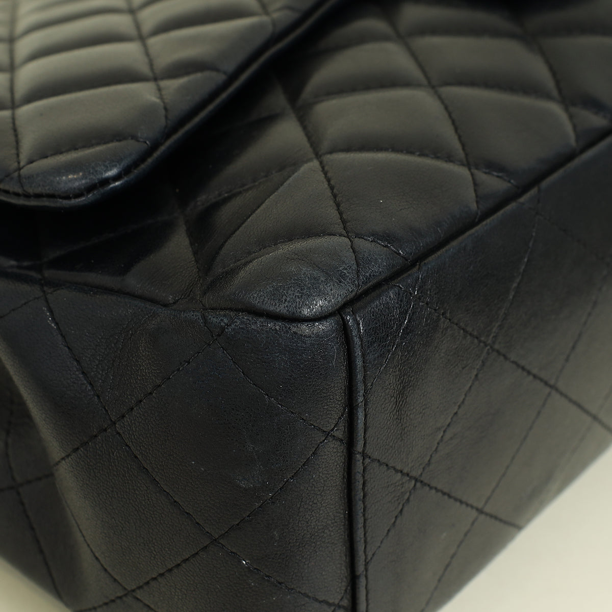Chanel Black CC Classic Single Flap Maxi Bag