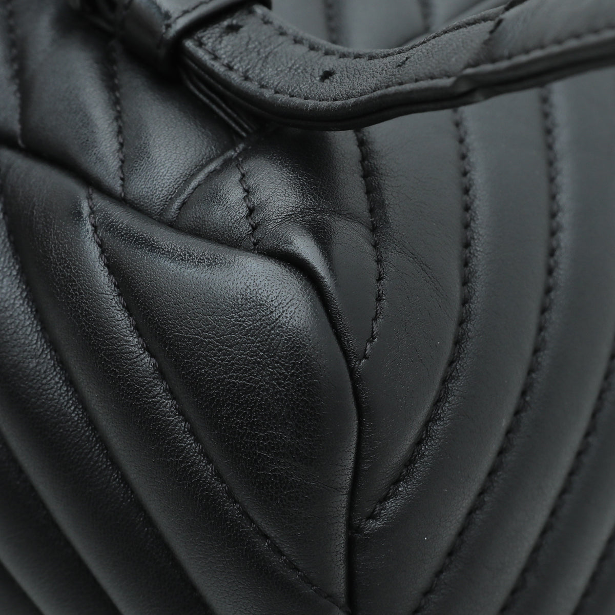 Chanel Black CC Chevron Urban Spirit Small Backpack Bag