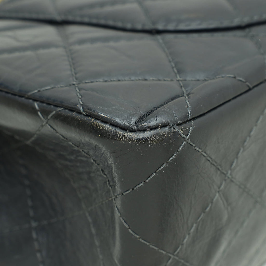 Chanel Dark Grey 2.55 Reissue 226 Double Flap Bag