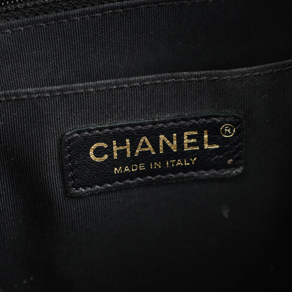 Chanel Black CC Urban Spirit Quilted Backpack Small Bag