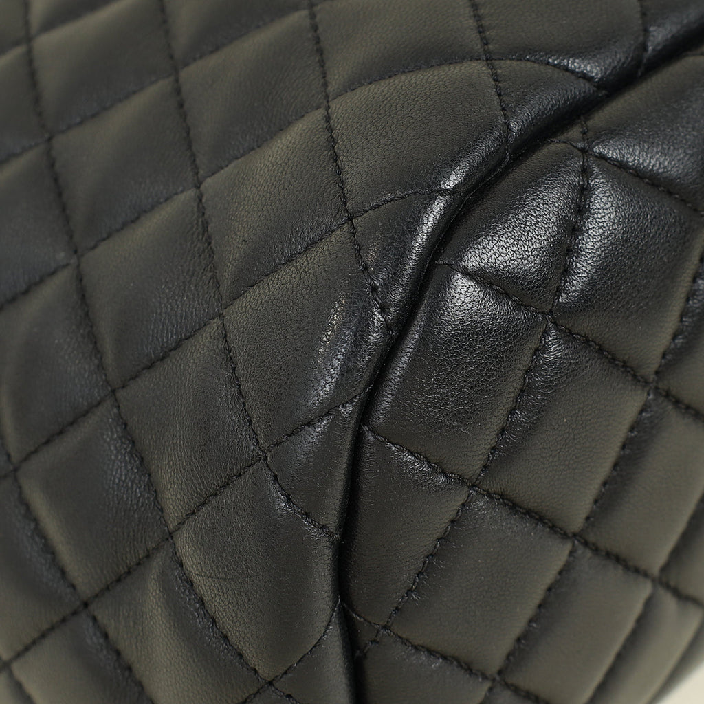 Chanel Black CC Urban Spirit Quilted Backpack Small Bag