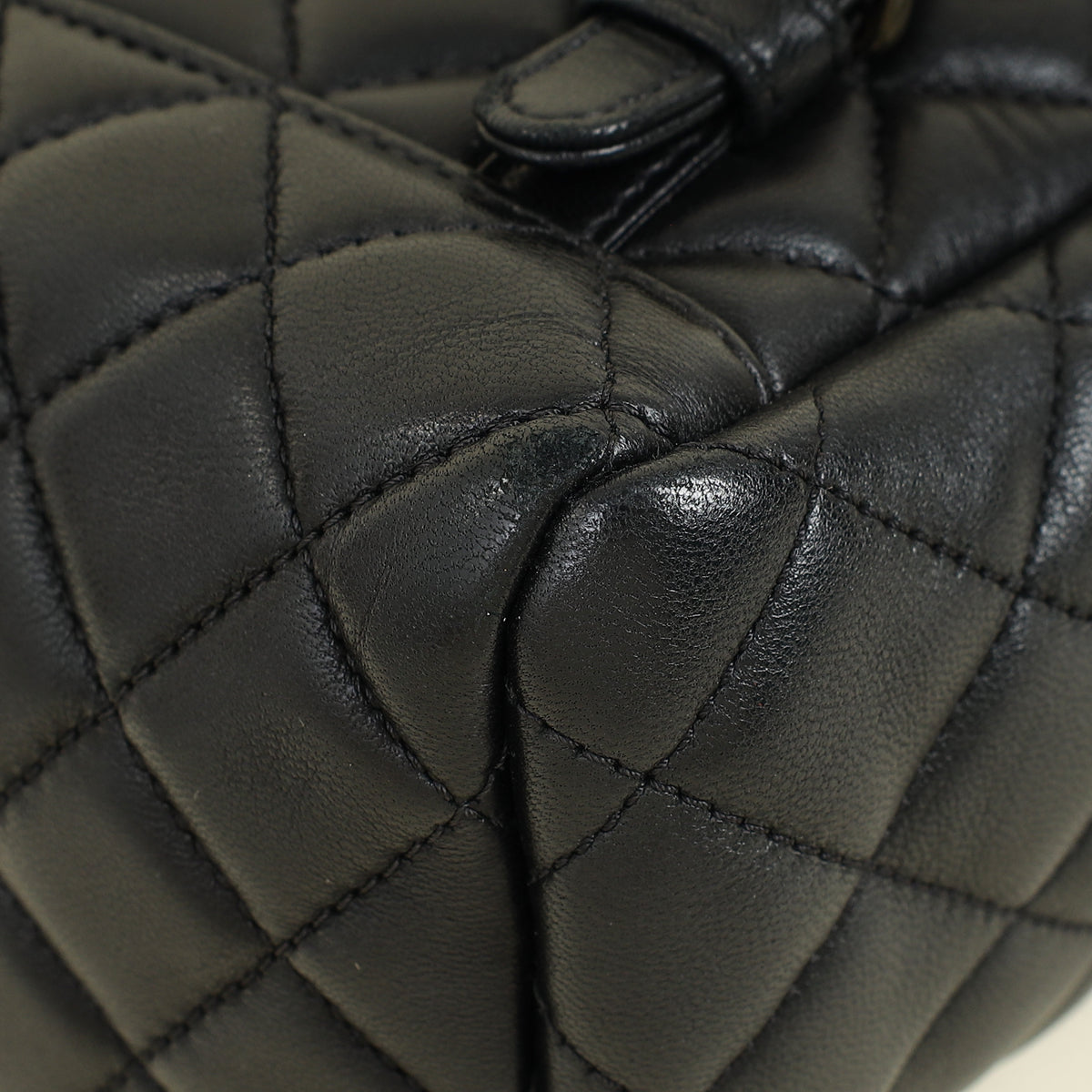 Chanel Black CC Urban Spirit Quilted Backpack Small Bag