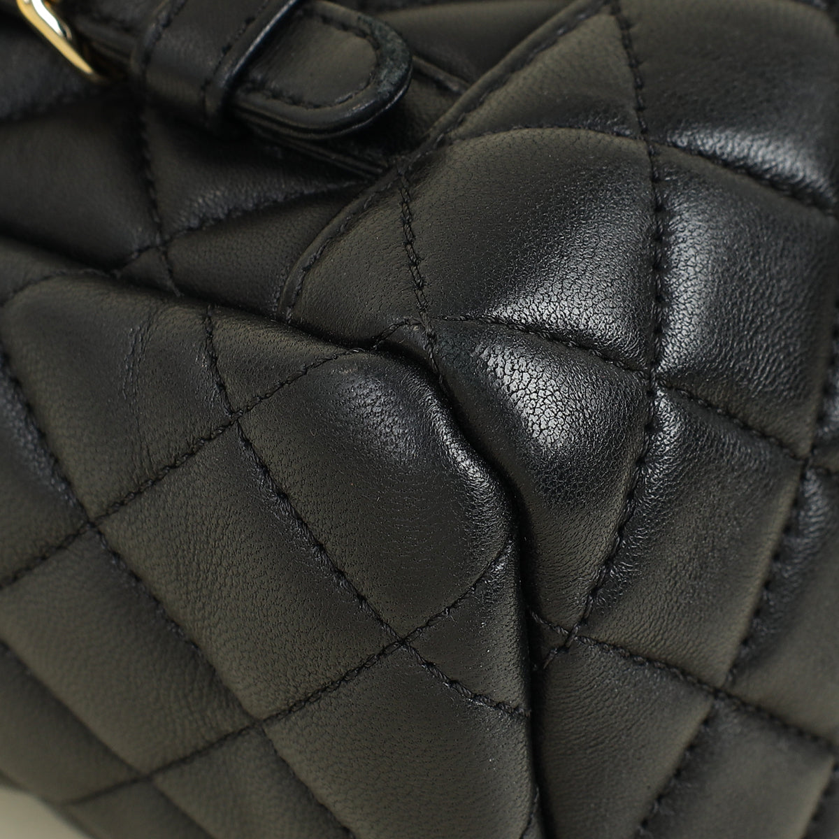 Chanel Black CC Urban Spirit Quilted Backpack Small Bag