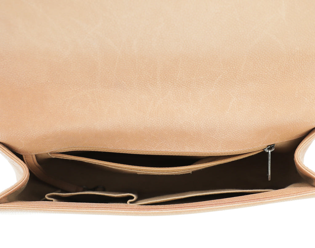 Chanel Camel Le Boy Cross Large Stitch Bag