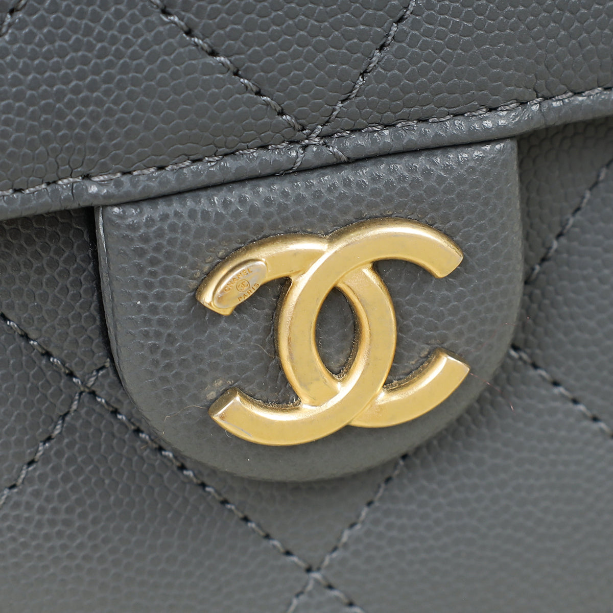 Chanel Grey CC Chanel 25 Medium Handbag