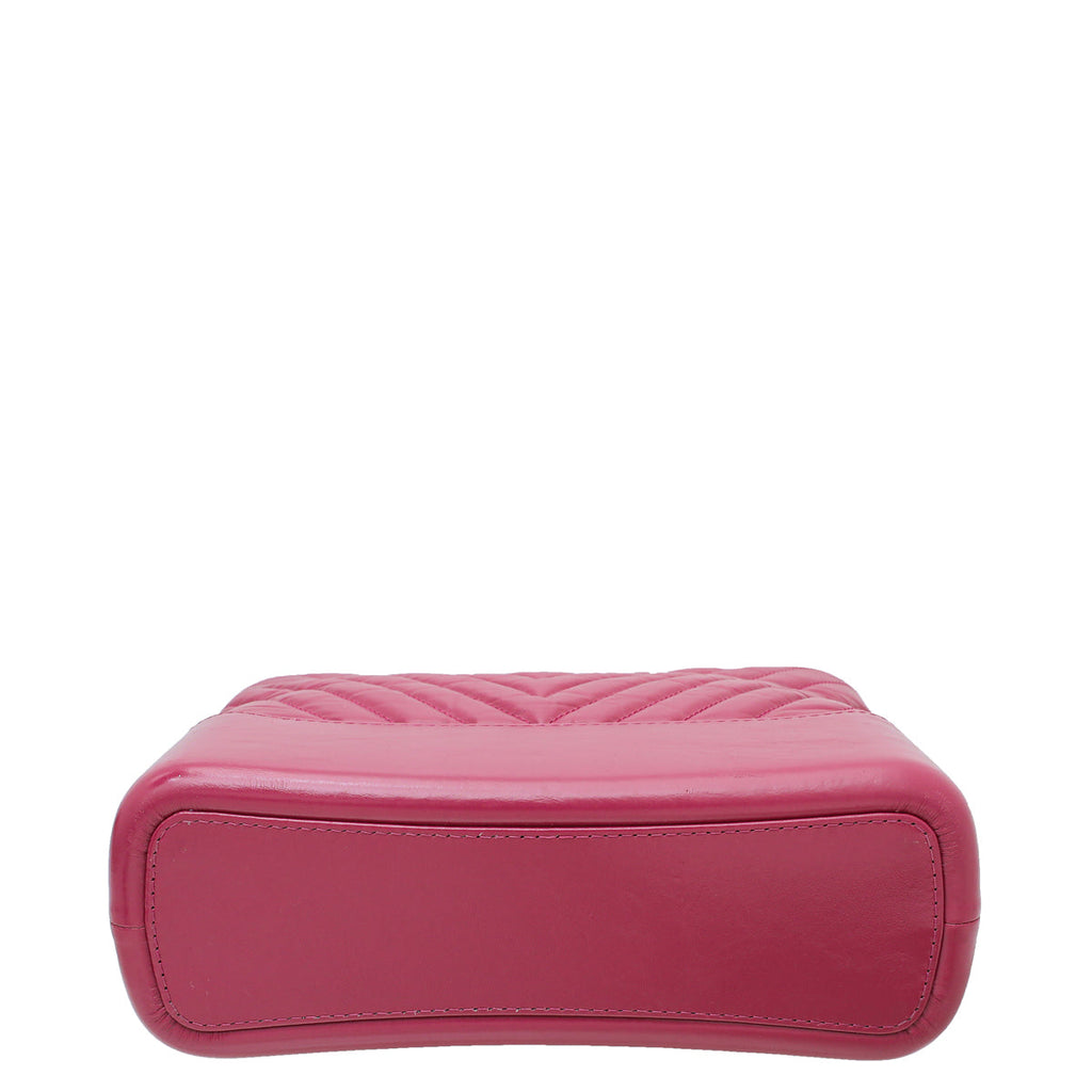 Chanel Fuchsia Gabrielle Hobo Medium Bag
