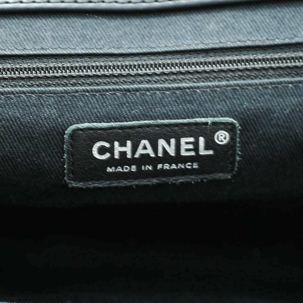Chanel Black Timeless CC Frame Tote Bag