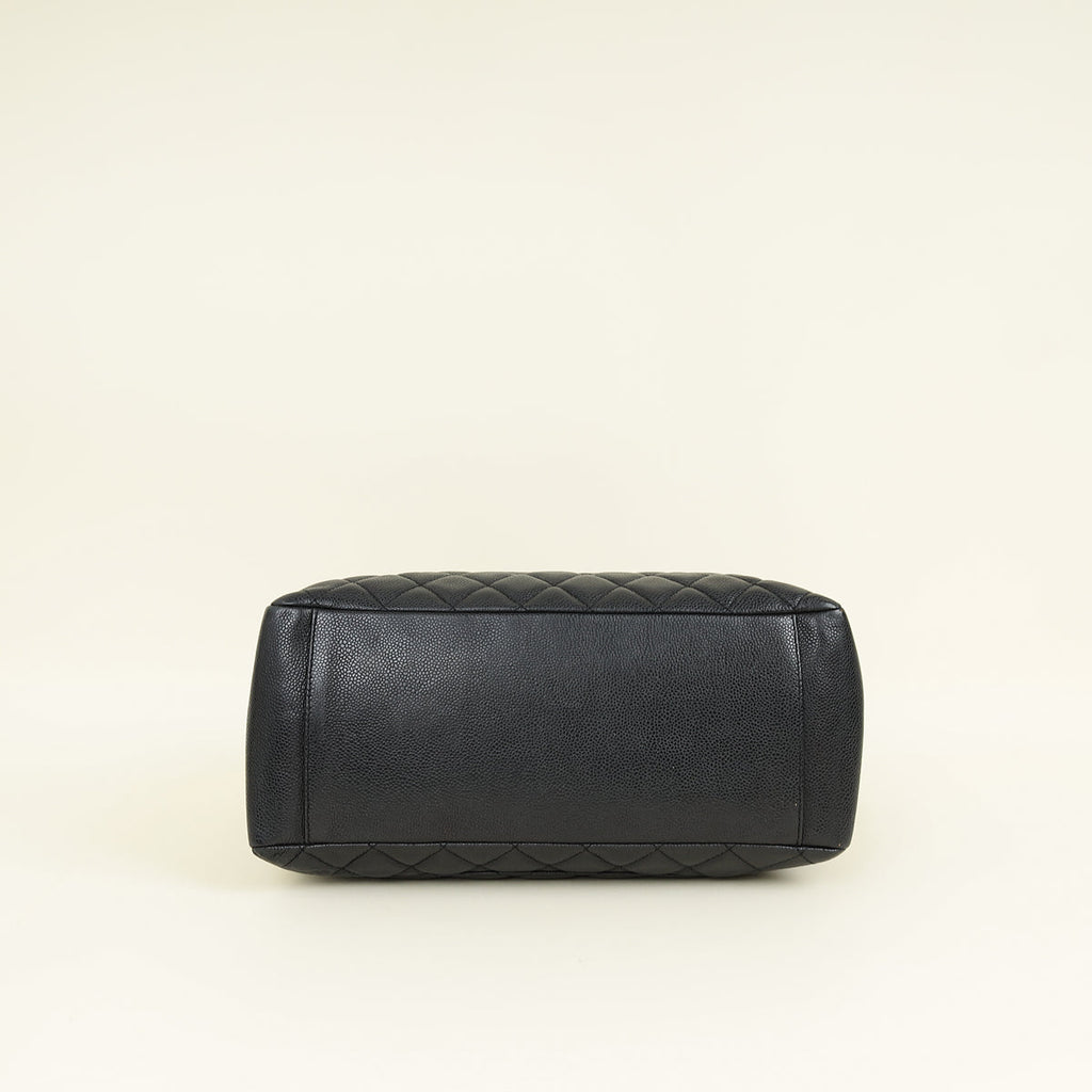 Chanel Black CC GST Tote Bag