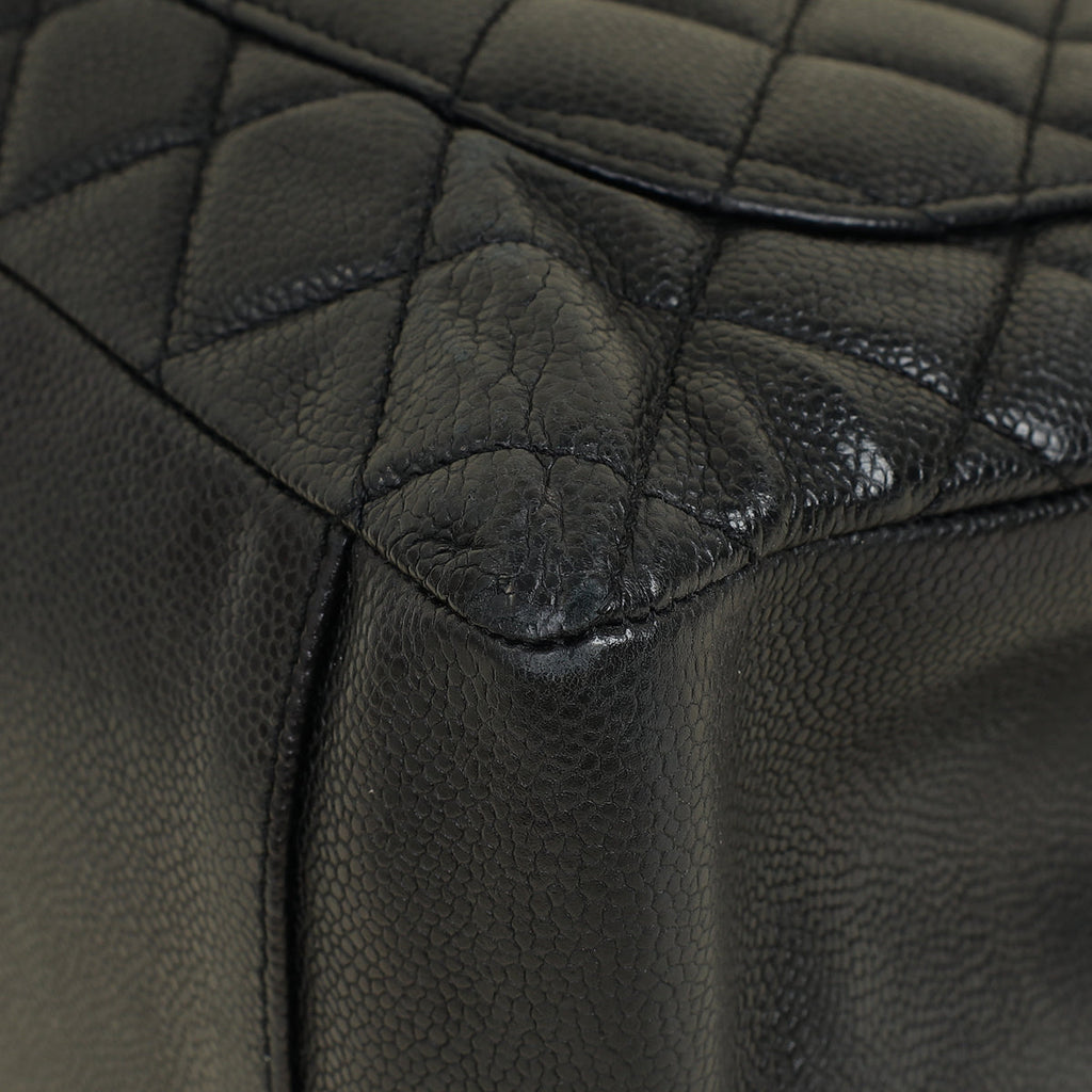 Chanel Black CC GST Tote Bag