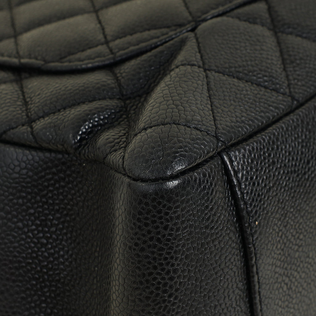 Chanel Black CC GST Tote Bag
