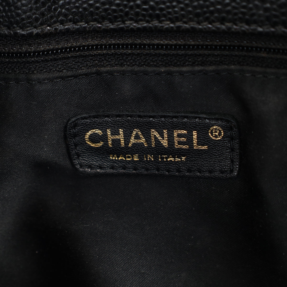 Chanel Black CC GST Tote Bag