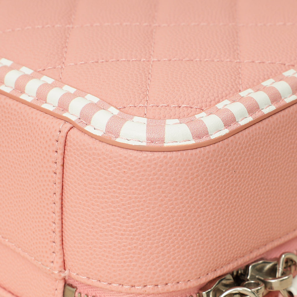 Chanel Bicolor CC Filigree Medium Vanity Case
