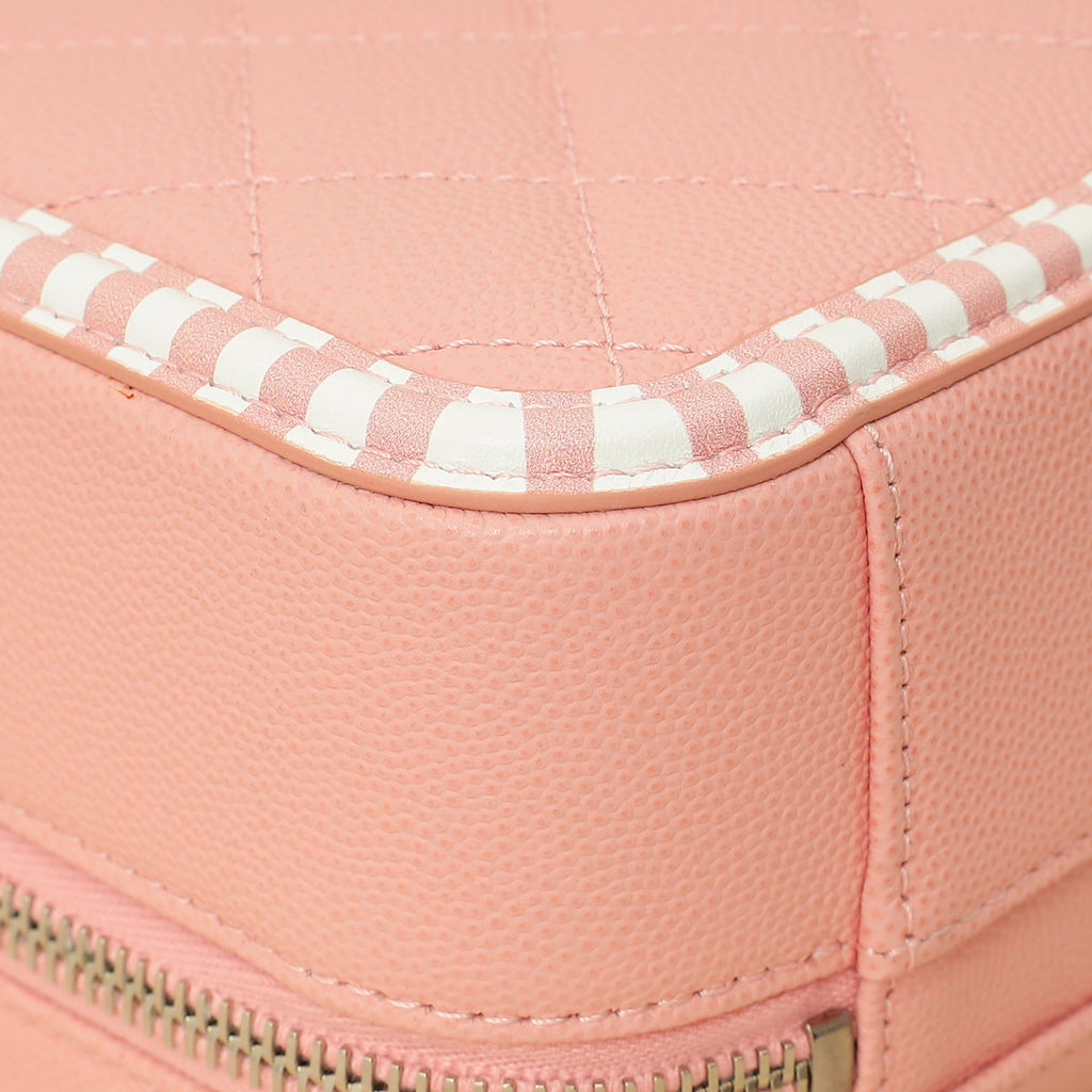 Chanel Bicolor CC Filigree Medium Vanity Case