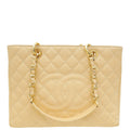 Chanel Beige CC GST Medium Tote Bag
