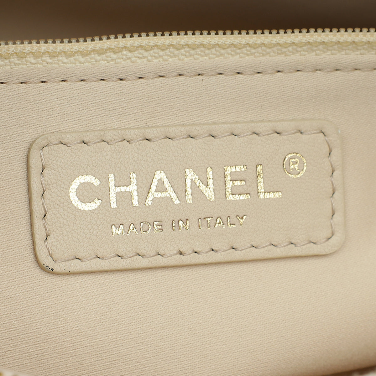 Chanel Beige CC GST Medium Tote Bag