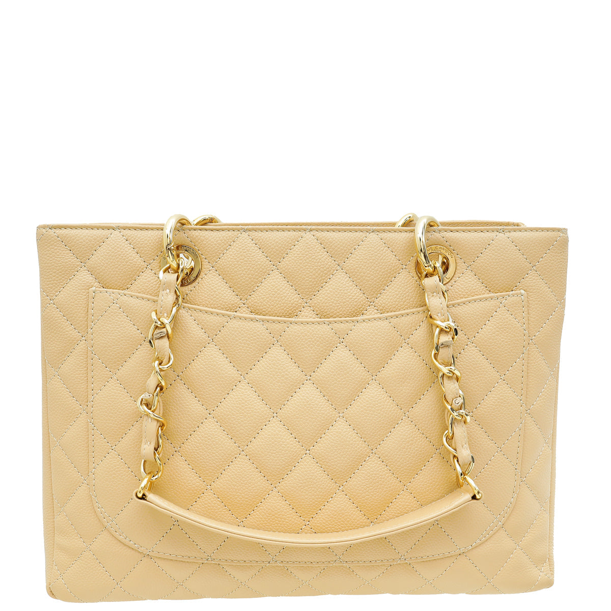 Chanel Beige CC GST Medium Tote Bag