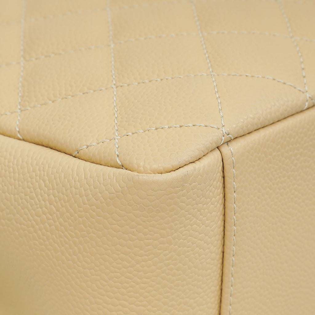 Chanel Beige CC GST Medium Tote Bag