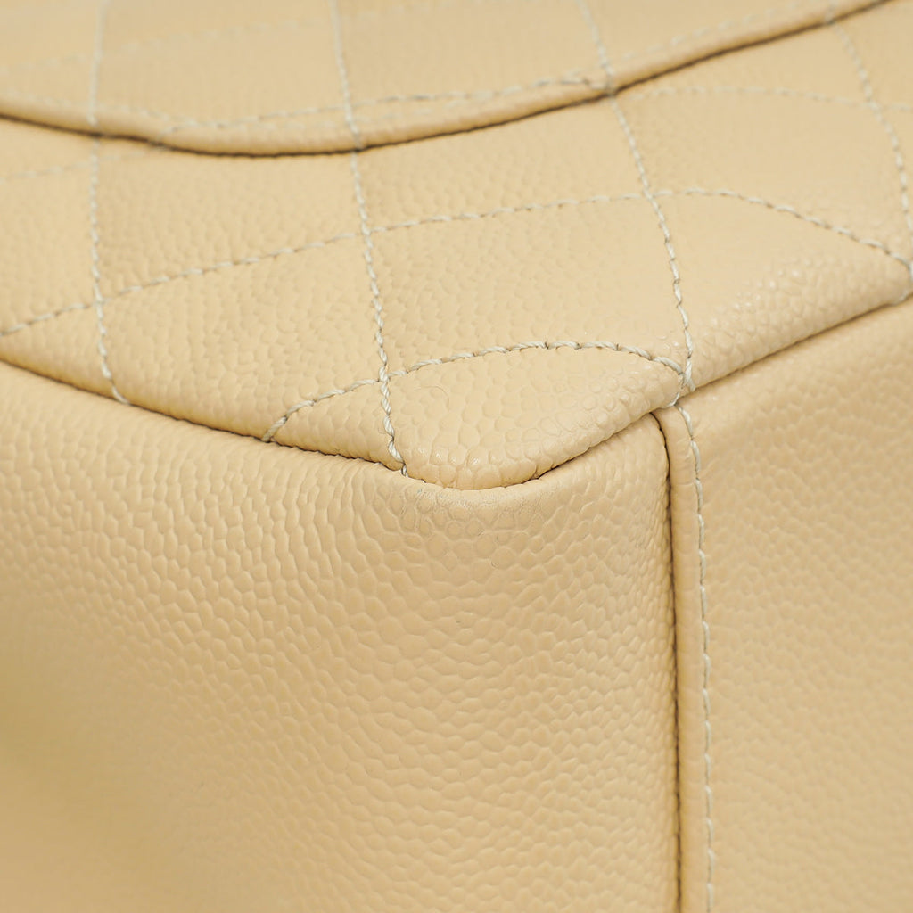 Chanel Beige CC GST Medium Tote Bag