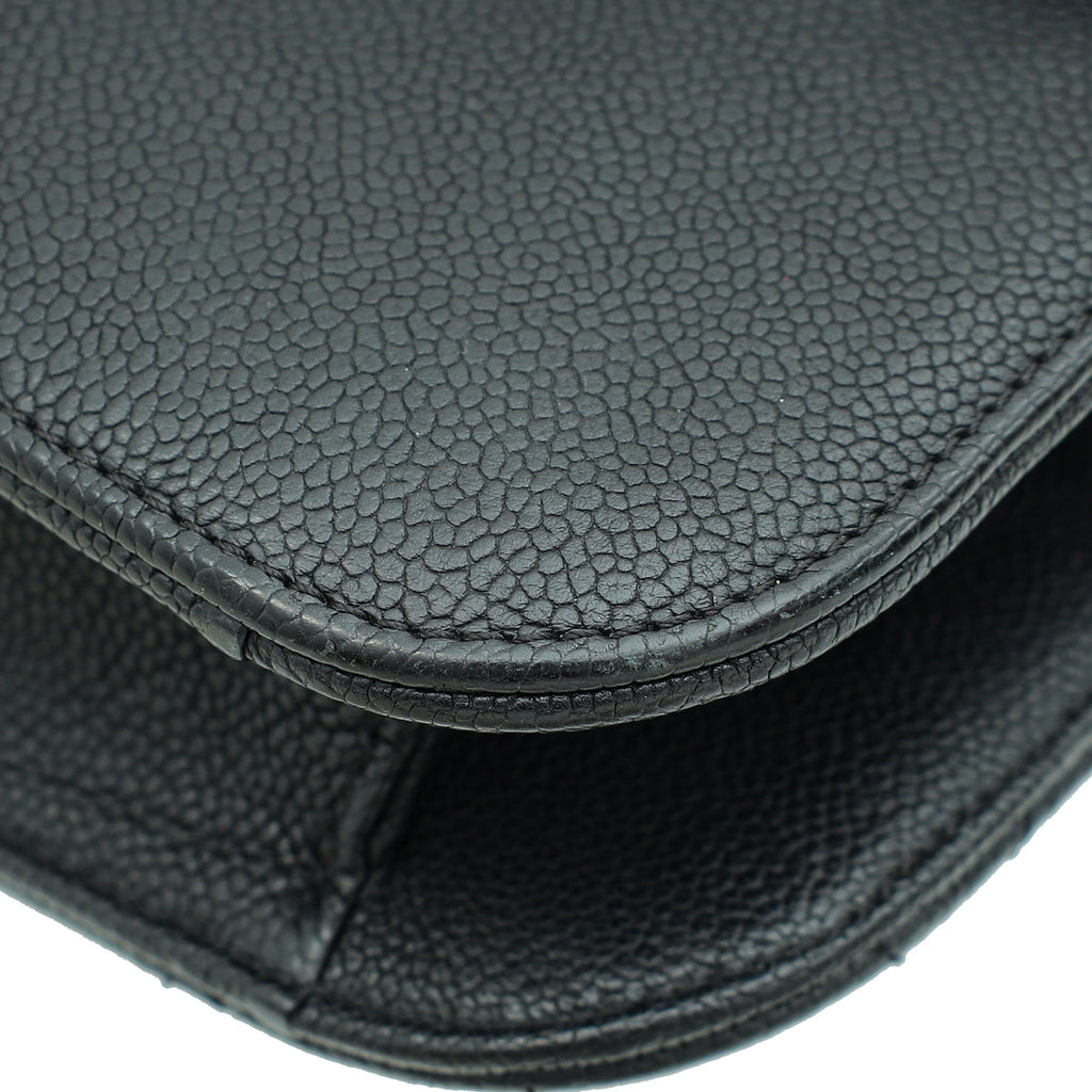 Chanel Black CC Quilted Cuba Flap Bag