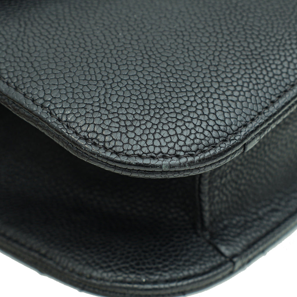 Chanel Black CC Quilted Cuba Flap Bag