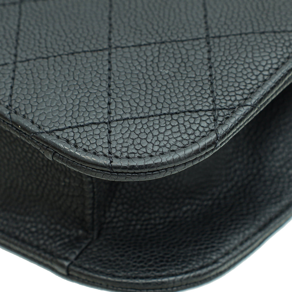 Chanel Black CC Quilted Cuba Flap Bag