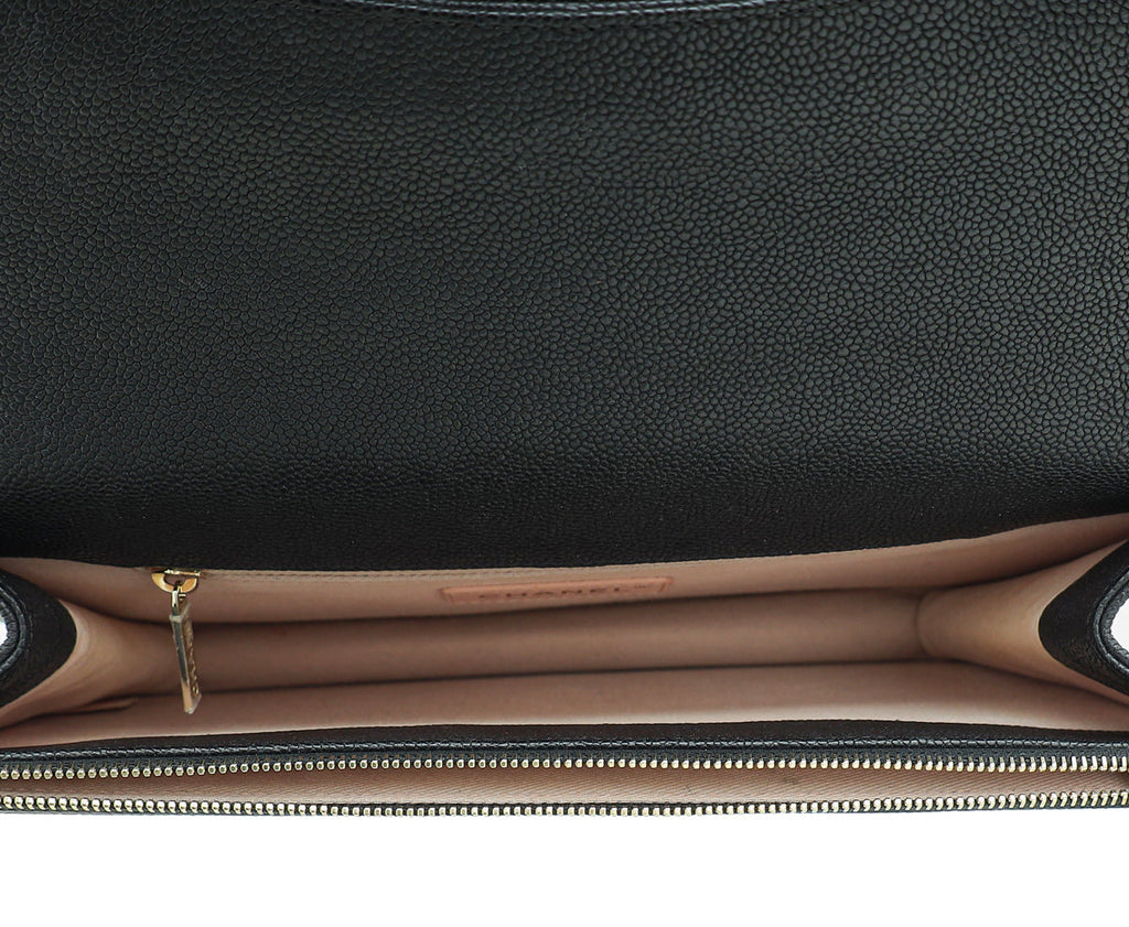 Chanel Black CC Quilted Cuba Flap Bag