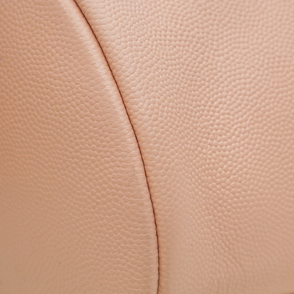 Chanel Pink CC Deauville Drawstring Bucket Bag