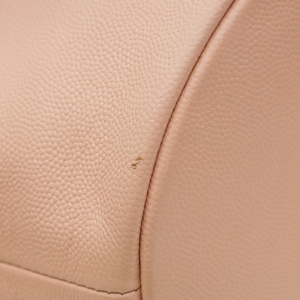 Chanel Pink CC Deauville Drawstring Bucket Bag