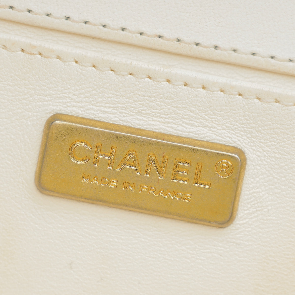 Chanel White Python Le Boy Medium Bag