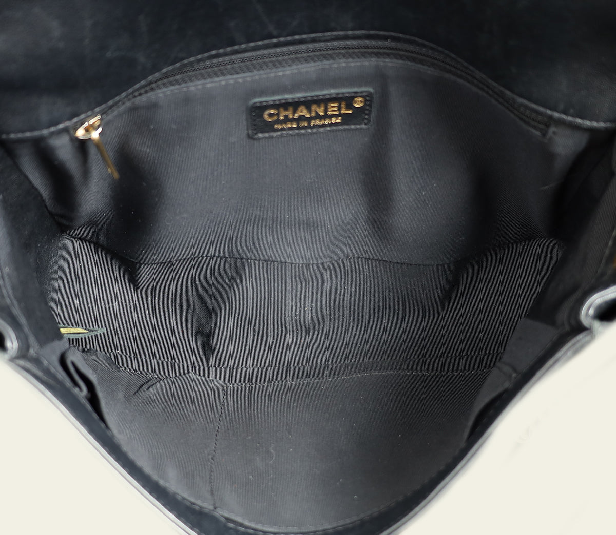 Chanel Black Braided Le Boy Reverso Flap Large Bag