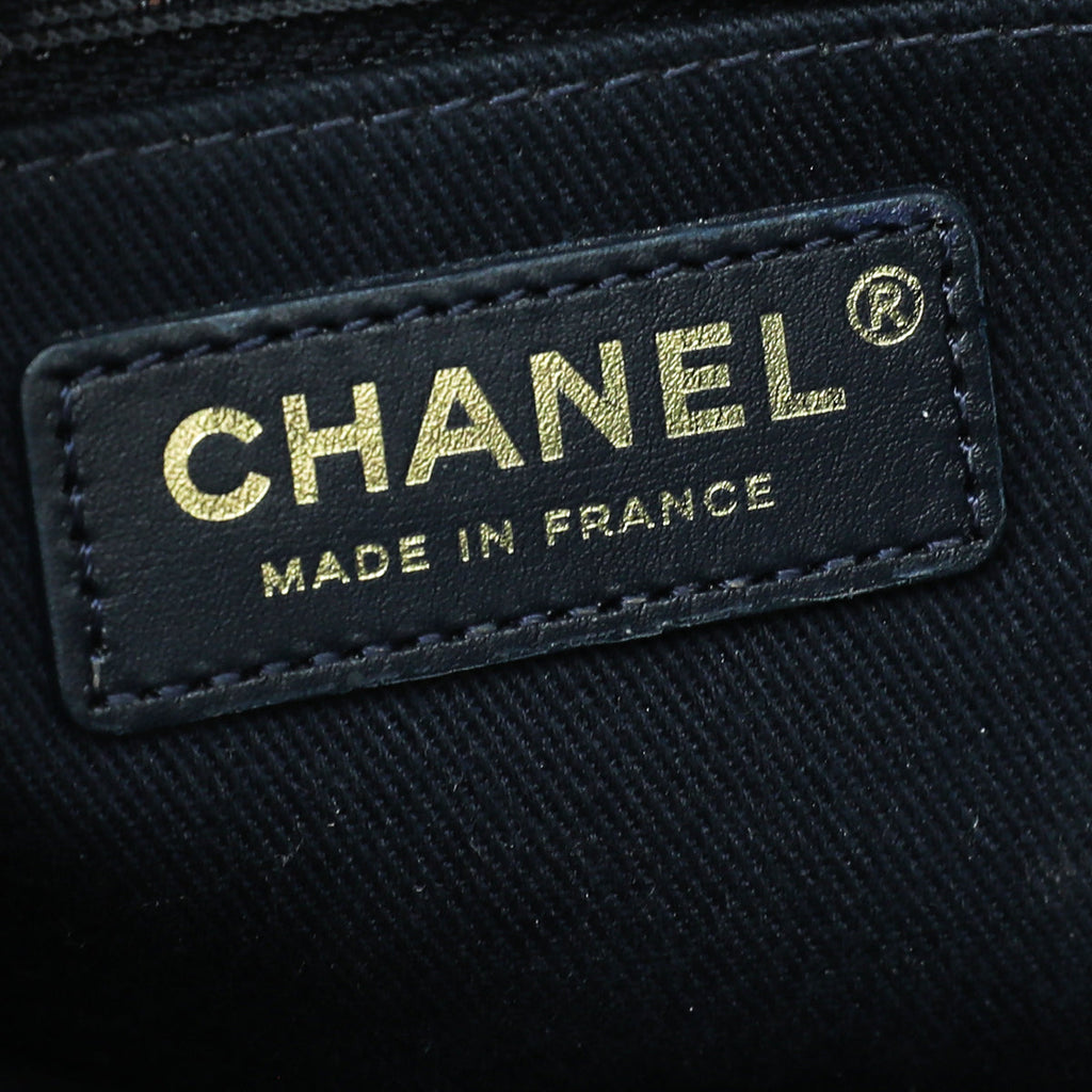 Chanel Navy Blue CC Business Affinity Small Bag