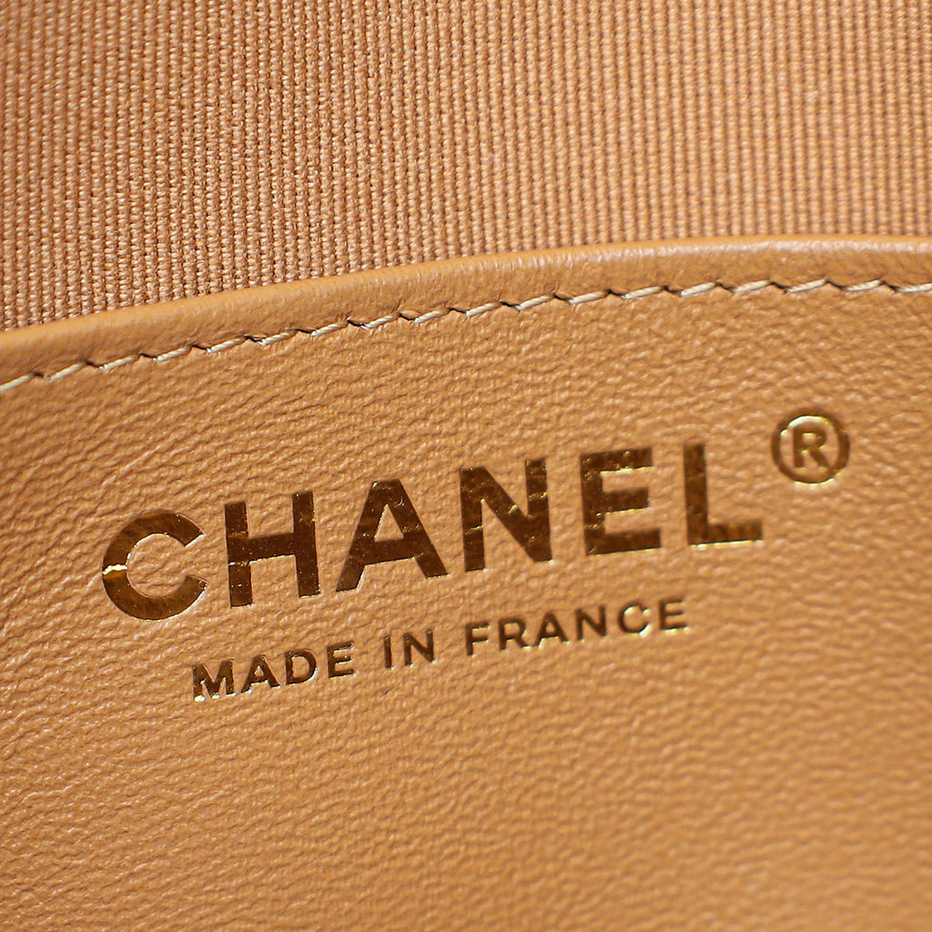 Chanel Caramel CC Curved Flap Bag