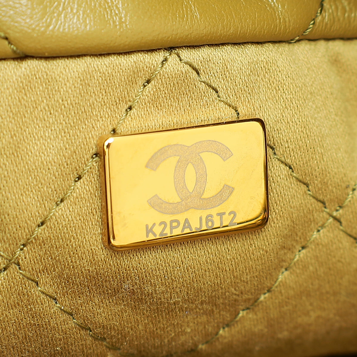 Chanel Olive Shiny 22 Mini Bag